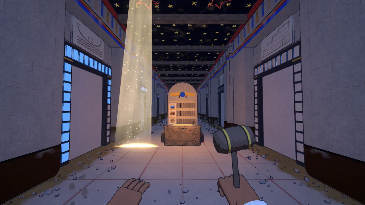 The Hall of Doors behind the false door